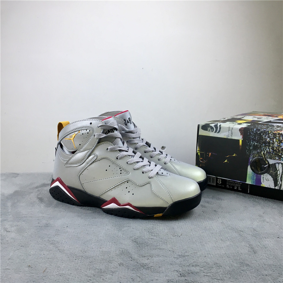 Air Jordan 7 Reflections of A Champion Silver Grey Shoes
